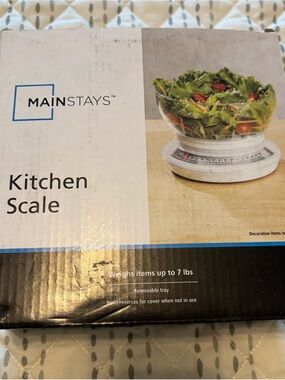 Mainstays White  Kitchen Scale